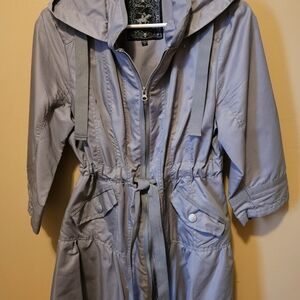 Beverly Hills Polo Club Women's Light Gray Utility Jacket